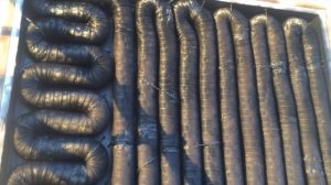 Самый высокий КПД. Солнечный воздушный коллектор на гофротрубе.