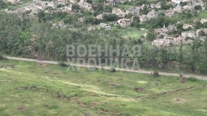 Поражение пикапа ВСУ ударом ВС РФ в районе Часов Яра