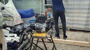 Первый запуск Honda Lead 90 после ремонта!