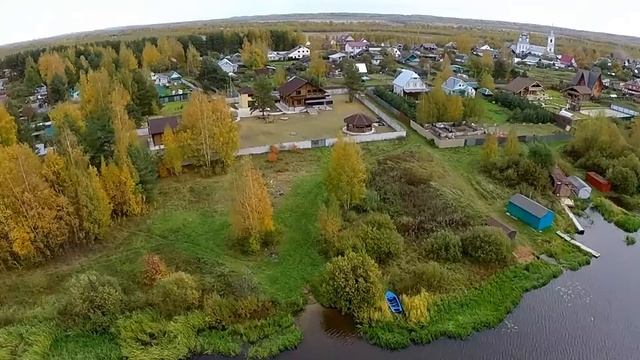 Съемка с воздуха в Костромском районе.