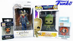 Коллекционные фигурки ФАНКО! Гарри Поттер,Нюхль,Грут,Кенни-зомби ОБЗОР Funko POP Surprise unboxing