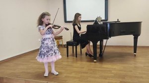 Турова Мария 6 лет. Гавот с вариациями. Гендель Г.