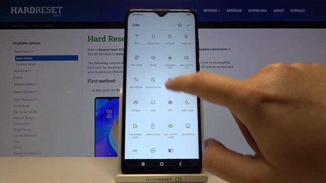 How to Customize Notification Bar Icons in TCL 20 SE – Adjust Notification Settings