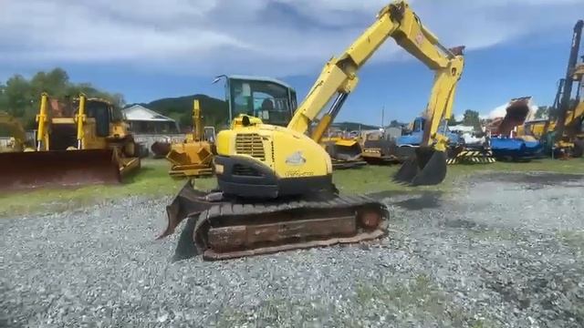 Японский экскаватор Yanmar B7-5A смотреть онлайн