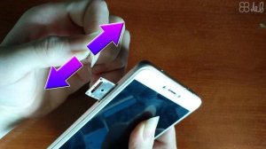 Как извлечь лоток сим-карты без крышки (крайней части) из телефона Xiaomi?