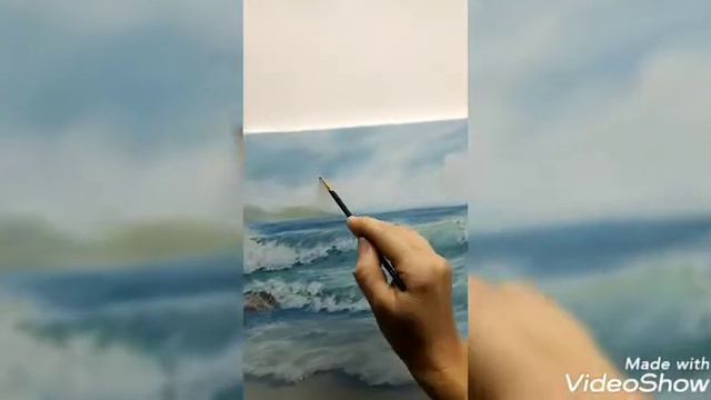 ocean waves, oil painting,part 2 #art #seascape #живопись #арт #море #морскойпейзаж #пейзаж