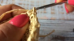 Как незаметно соединить рафию