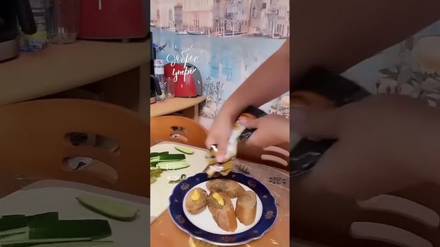 Завтрак, бутерброды со шпротами быстро, просто, вкусно!