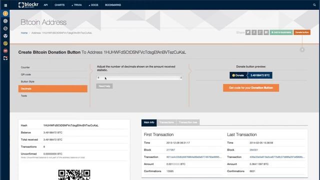 Blockr io donate button tutorial смотреть онлайн