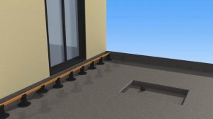 Монтаж террасной доски ДПК на регулируемые опоры. Полное видео.