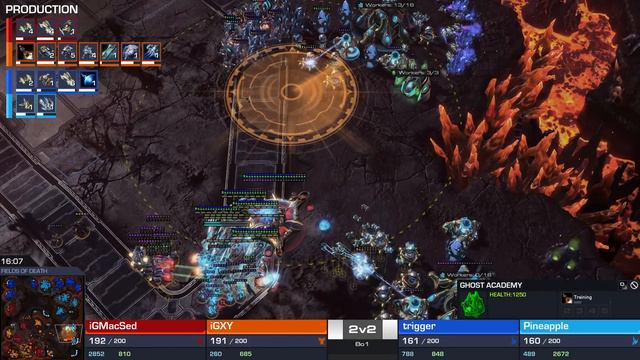 StarCraft 2: PRO 2v2 - TEAM GAME Base Race! смотреть онлайн