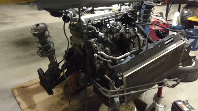 Turbo Saab 9-3 Engine swap part 2 смотреть онлайн
