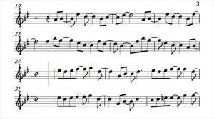 I Will Bossa Nova ALTO FLUTE Sheet Music Backing Track Play Along Partitura