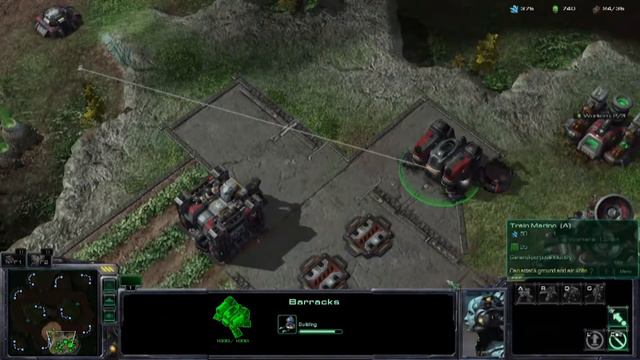 Star Craft II Terrain vs Protos Part 1 PC Game Play,ゲームプレイ, 게임 플레이,Spiel spielen,Jeu de jeu смотреть онлайн