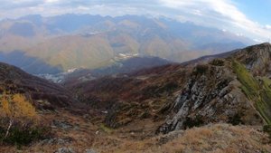 Прогулка от Розы Пик до Черной Пирамиды. Маршрут по хребту Аибги.