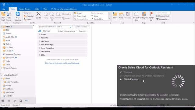 Oracle Sales Cloud - Outlook Add in Install and Configure смотреть онлайн