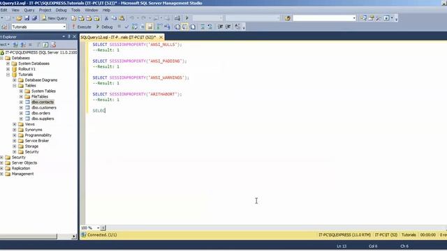 SQL SESSIONPROPERTY Function - how to use SESSIONPROPERTY Function смотреть онлайн