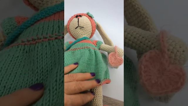 зайка-тильда крючком. смотреть онлайн