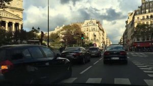 По Парижу на машине. Paris from car.