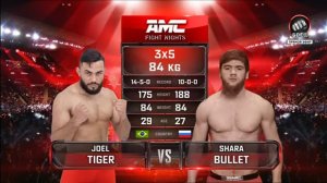 AMC Fight Nights. Шара Буллет нокаутировал Жоэля Тайгера