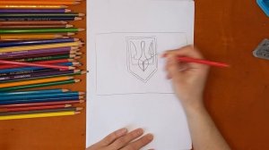 Как нарисовать флаг и герб Украины. Онлайн-школа рисования "Малевашки"