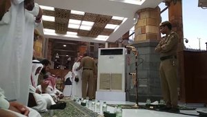 Место имама в мечети Аль-Харам.