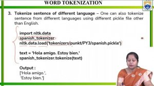 Word Tokenization by Ms. Priyanka Gupta