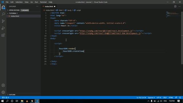 React JS tutorial in tamil | Hello world and JSX | part - 02 смотреть онлайн