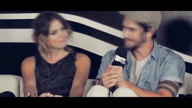 Shelley Hennig And Tyler Posey | Umbrella