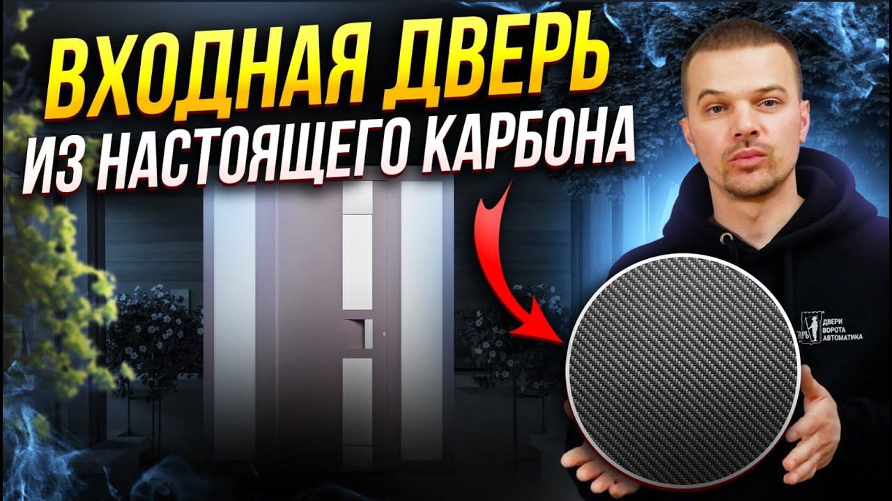 Входная дверь из настоящего карбона смотреть онлайн
