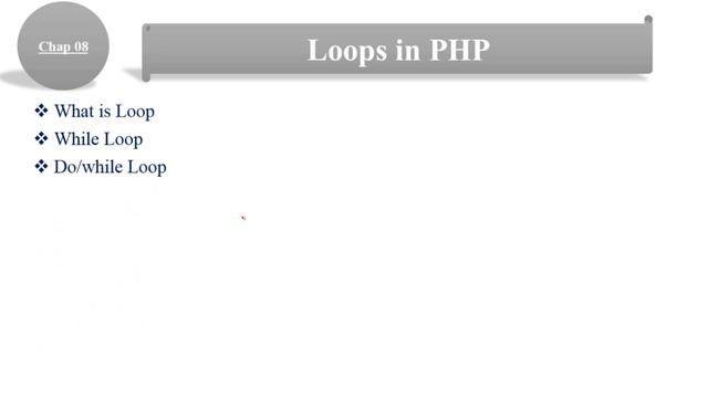 PHP Programming Course Chapter 08/10 (Lecture 1/8) - Web Development