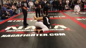 Гильотина через руку.