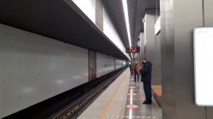 Москва 3735 станция метро Народное Ополчение в день открытия весна день