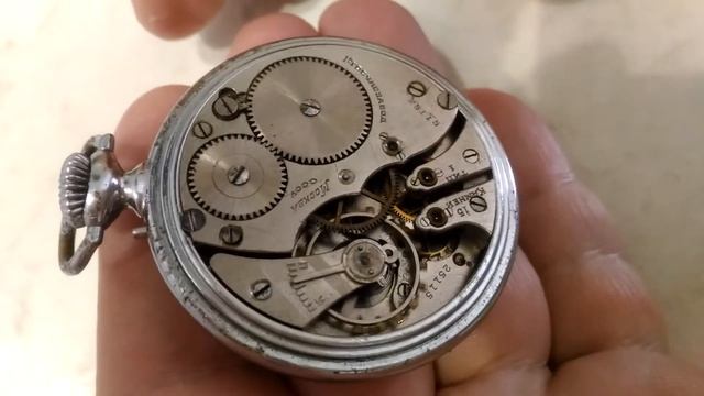 Карманные часы 1-ГОС.ЧАС.ЗАВОД. с поддавкой. смотреть онлайн