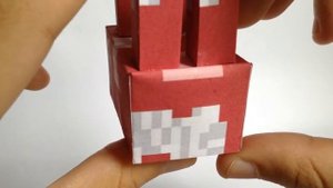 Бумажный Minecraft: Грибная корова