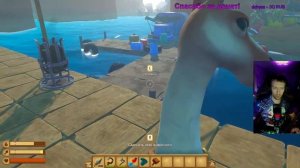 Накормил ламу травой в Raft)