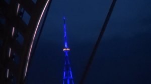 Вечерний Тбилиси.  Старый город.  Мост Мира