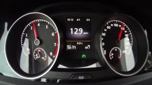 Golf 7 (1.4,140,DSG mode "D"), 100-163km/h