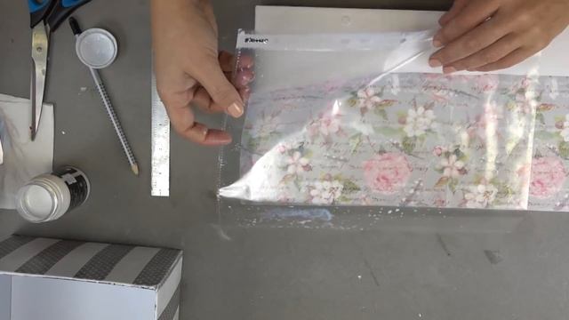 ?Преображение обувной коробки! Мастер-класс Удовиной Наташи. Декорируем коробку декупажем. смотреть онлайн