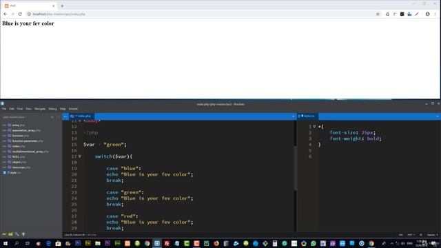 12  PHP   Switch Statement