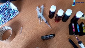 طريقة اعادة ملئ احبار طابعة ابسون How to Refill Cartridge epson xp-2100, xp-2101, xp-2105, xp-2106