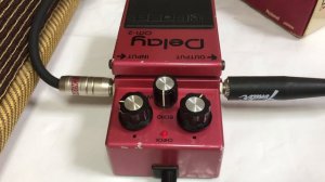 BOSS DM-2 W/Box Analog Delay 1982 Vintage Guitar Pedal made in Japan F/S