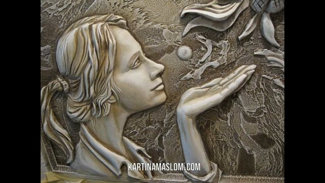 Барельеф в интерьере ванной РЫБЫ Художественная роспись стен в Одессе смотреть онлайн