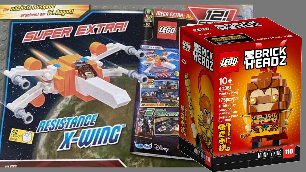 Robi News #15 новый набор Lego BrickHeadz 40381, и новый журнал Lego Star Wars смотреть онлайн