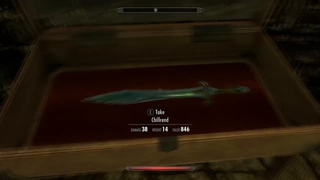 Skyrim How To Get The Chillrend Sword