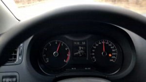 VW Polo 1.6 Разгон до 100 км/ч. Acceleration to 65 MPH/100 KMH