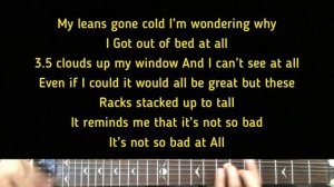 Swae Lee - Not So Bad At All | Karaoke Guitar Instrumental