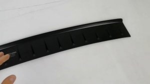 Защитная накладка заднего бампера Skoda Rapid (2012 - н.в.) под покраску