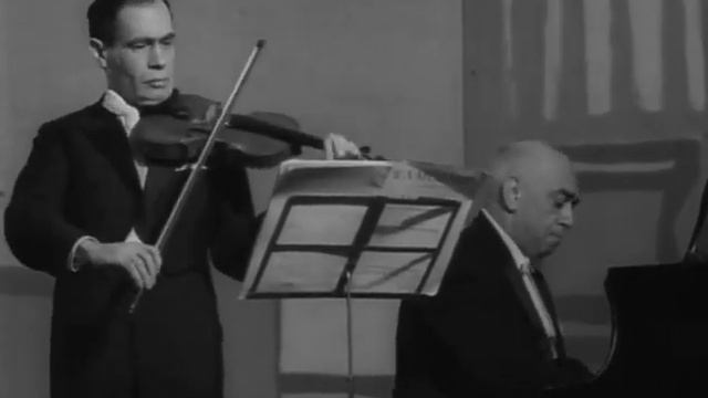 Leonid Kogan Mozart Sonata in B-flat major K.378 fragment