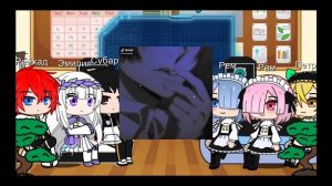 реакция персонажей re zero на Дазая Осаму?
